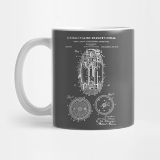 Hand Grenade Patent White Mug